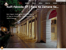 Tablet Screenshot of kulfifalooda.com